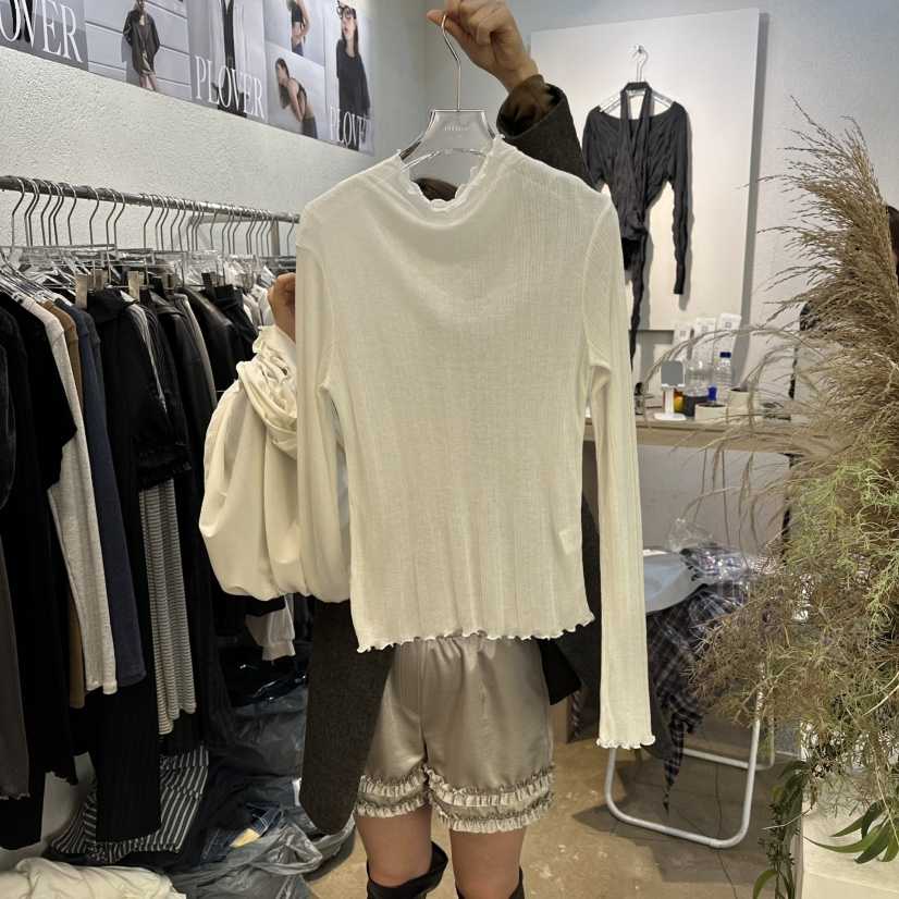 PLOVER東大門㊣直郵女士新品真品休閑時尚推薦職業人氣長袖T恤PLO_VER長袖T恤