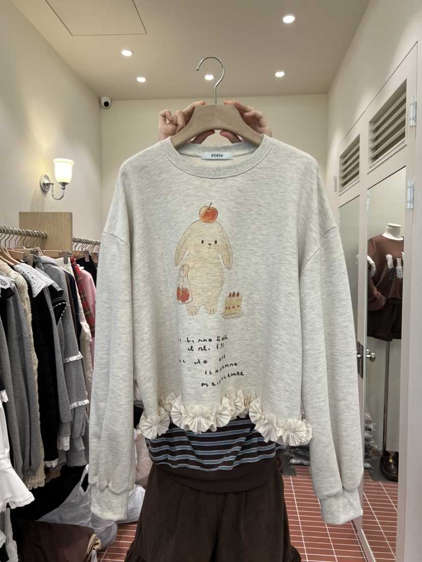 BE&amp;BE東大門㊣代購女裝新品休閑25秋冬職業推薦時尚衛衣BE&be衛衣