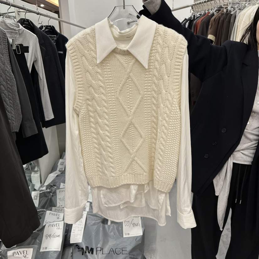 PAVEL韓國代購㊣女裝新品時尚推薦熱賣休閑吊帶背心不含內搭PAVEL吊帶/背心