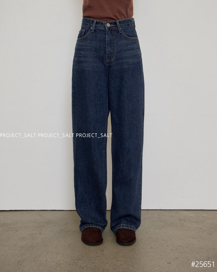 PROJECT SALT東大門㊣實拍女士新品25秋冬牛仔褲PROJECTSALT牛仔褲