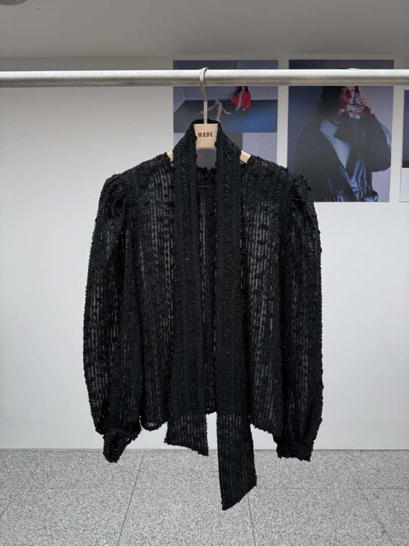 MADE-P東大門㊣直郵女士新品真品休閑25秋冬推薦襯衫蕾絲衫MADE-P襯衫/蕾絲衫