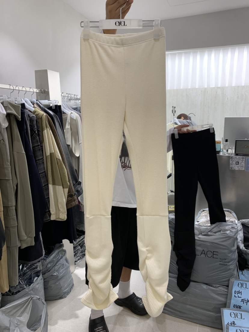 EYEL韓國直郵㊣女士新品推薦真品打底褲鯊魚褲緊身褲保暖拼色EYEL打底褲/鯊魚褲