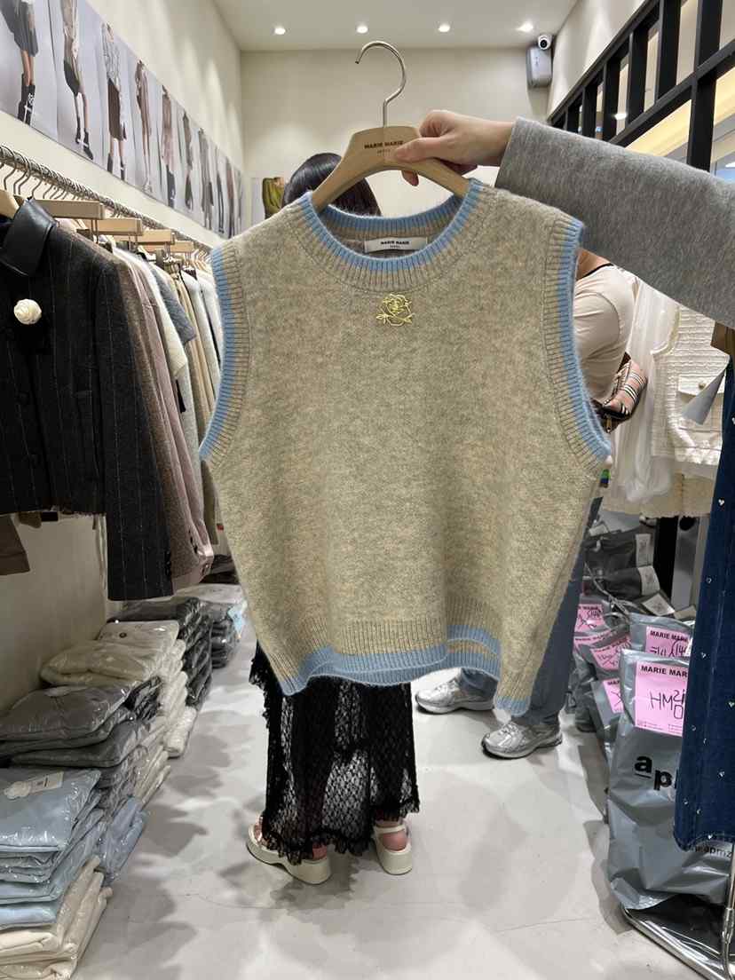 MARIE MARIE韓國直郵㊣女裝新品休閑推薦人氣真品吊帶背心MARIE MARIE吊帶/背心