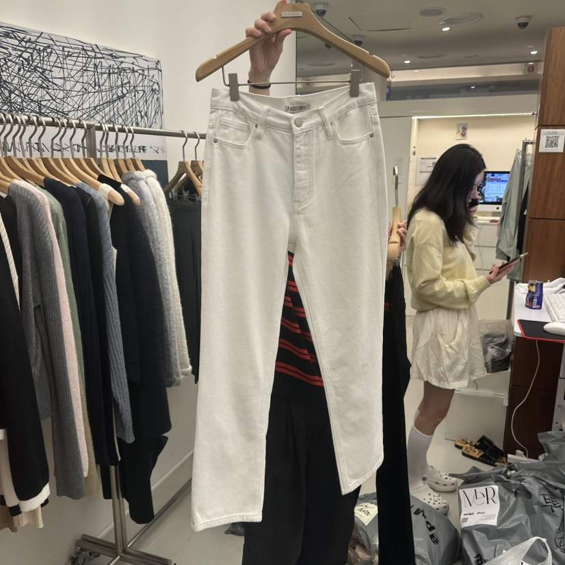 MER韓國直郵㊣女裝新品人氣熱賣推薦真品25秋冬時尚職業休閑褲MER/ANGELO BIANCO休閑褲