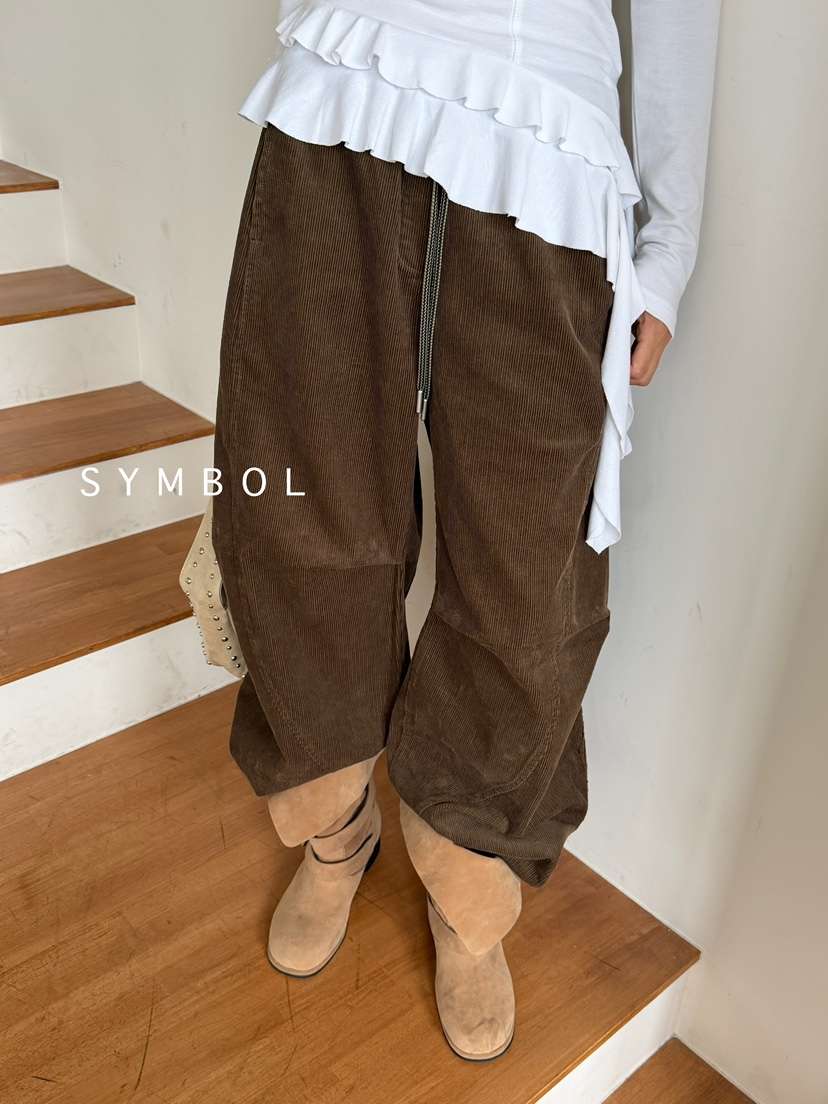 SYMBOL東大門㊣直郵女裝新款推薦真品時尚人氣休閑職業休閑褲SYMBOL休閑褲