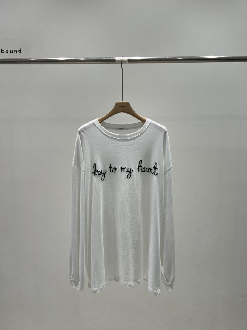 UNBOUND韓國代購㊣女士新品25秋冬推薦時尚人氣休閑長袖T恤UNBOUND長袖T恤