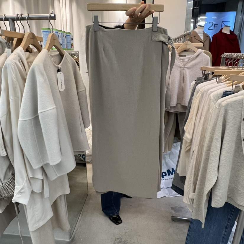 AFTERGLOW東大門㊣代購女裝新品真品人氣熱賣25秋冬職業長裙AFTERGLOW長裙