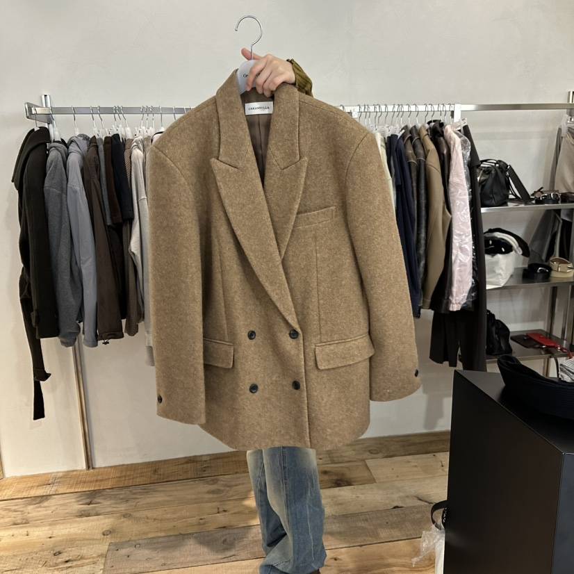 CREAM VILLA東大門㊣直郵女裝新款真品夾克雙層CREAMVILLA夾克