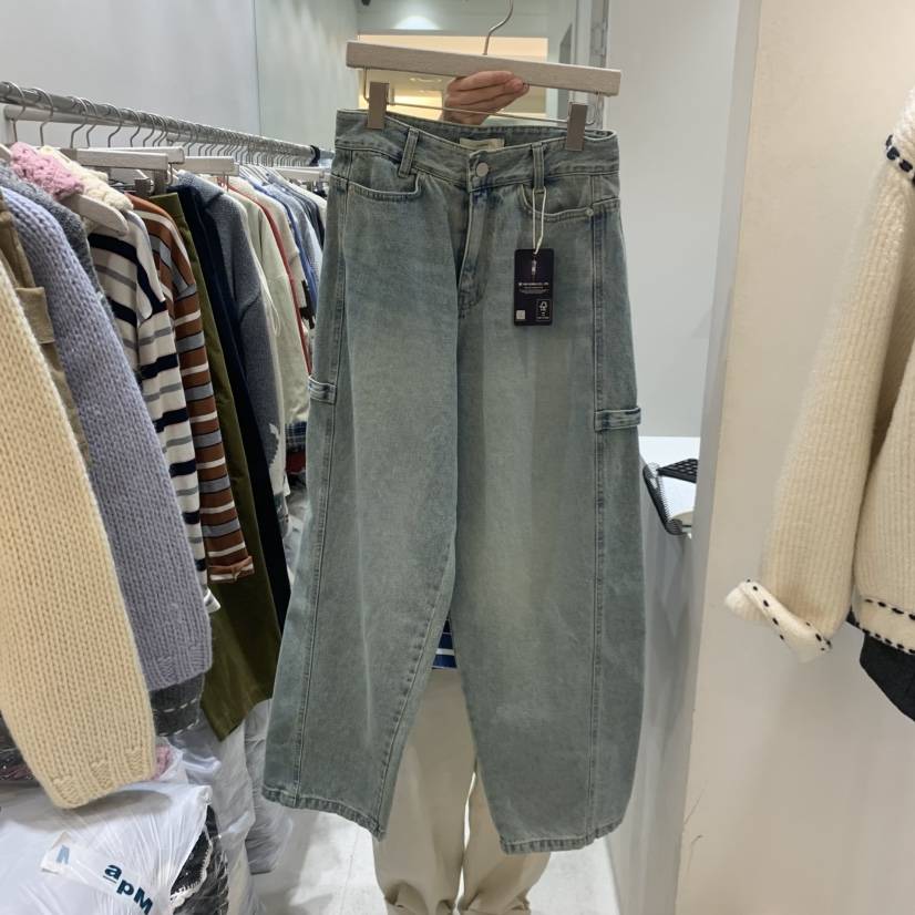 ASOME東大門㊣代購女裝新款時尚真品人氣休閑牛仔褲水洗牛仔布A.SOME牛仔褲