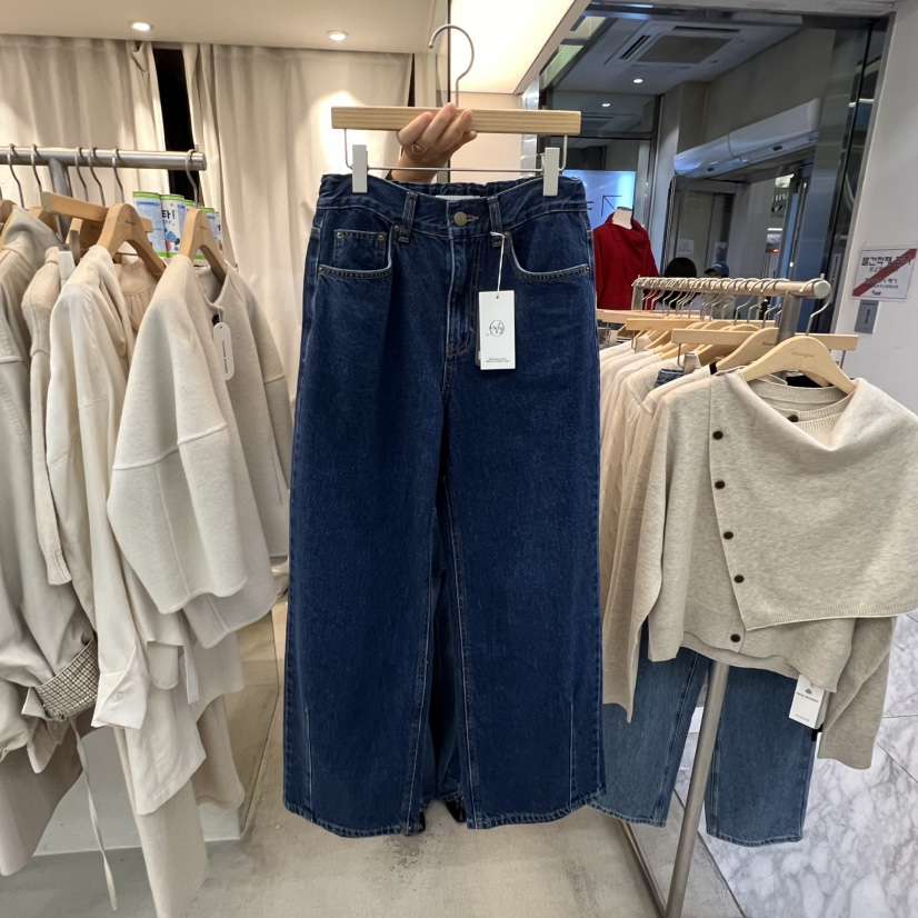 AFTERGLOW東大門㊣直郵女裝新品熱賣時尚推薦休閑25秋冬牛仔褲AFTERGLOW牛仔褲
