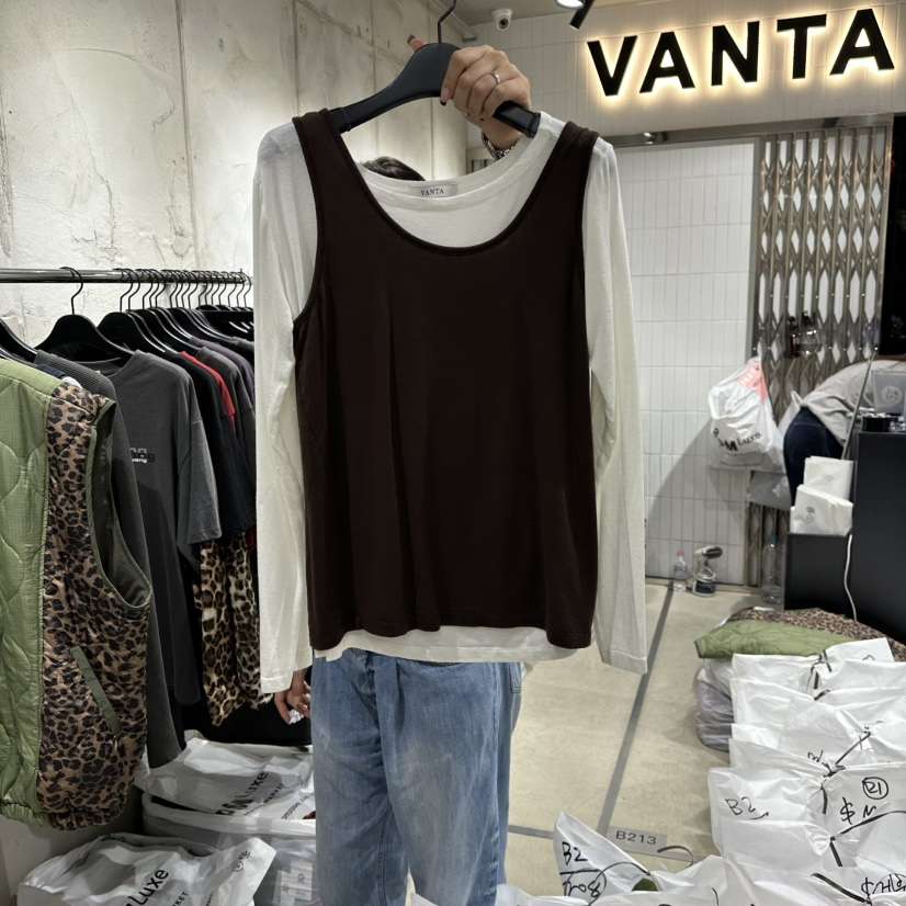 VANTA韓國代購㊣女士新款真品休閑熱賣時尚推薦職業套裝兩件套VANTA套裝