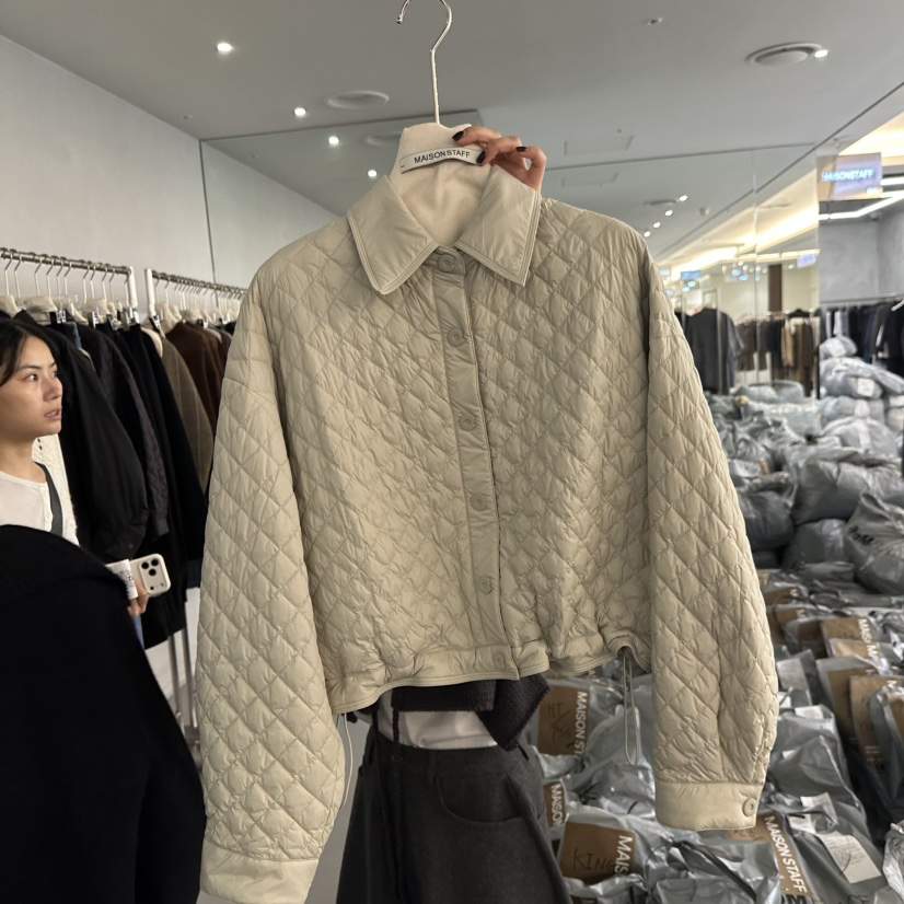 DOUBLE STANDARD/LE SMOKING/MAISONSTAFF韓國直郵㊣女裝新款熱賣夾克填充MAISONSTAFF夾克