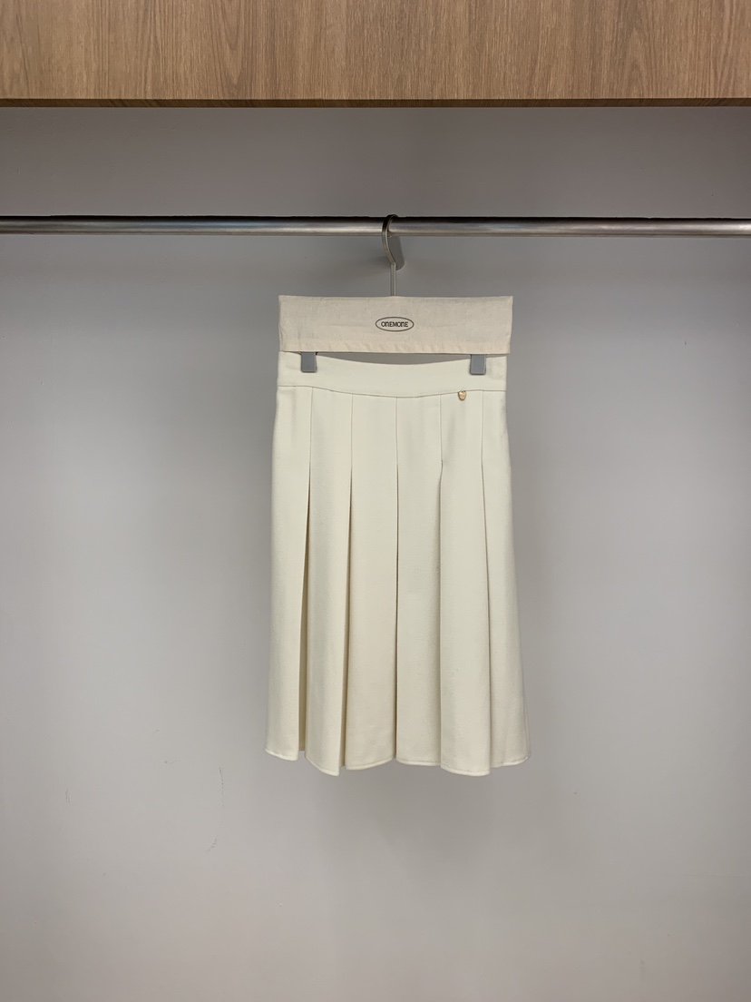 ONE MONE東大門㊣實拍女士新品熱賣人氣半身裙中短裙百褶褶裙ONE MONE半身裙/中短裙
