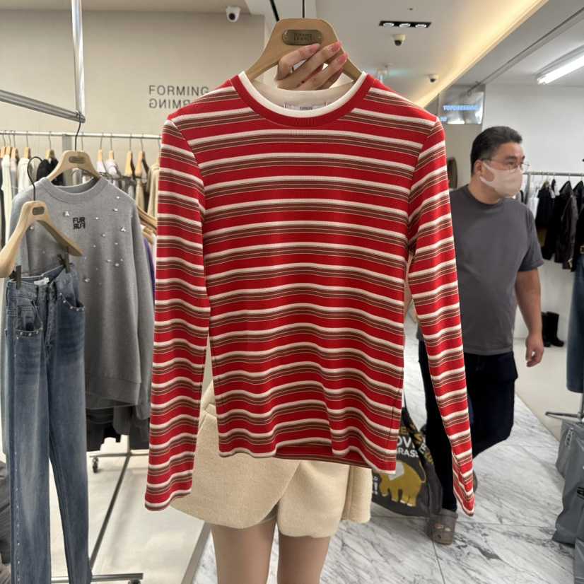 FORMING-P東大門㊣直郵女裝新品休閑人氣推薦25秋冬長袖T恤FORMING-P長袖T恤