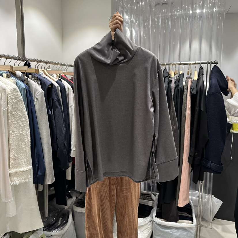 GREEK東大門㊣直郵女士新品熱賣時尚真品襯衫蕾絲衫羊毛高領GREEK襯衫/蕾絲衫