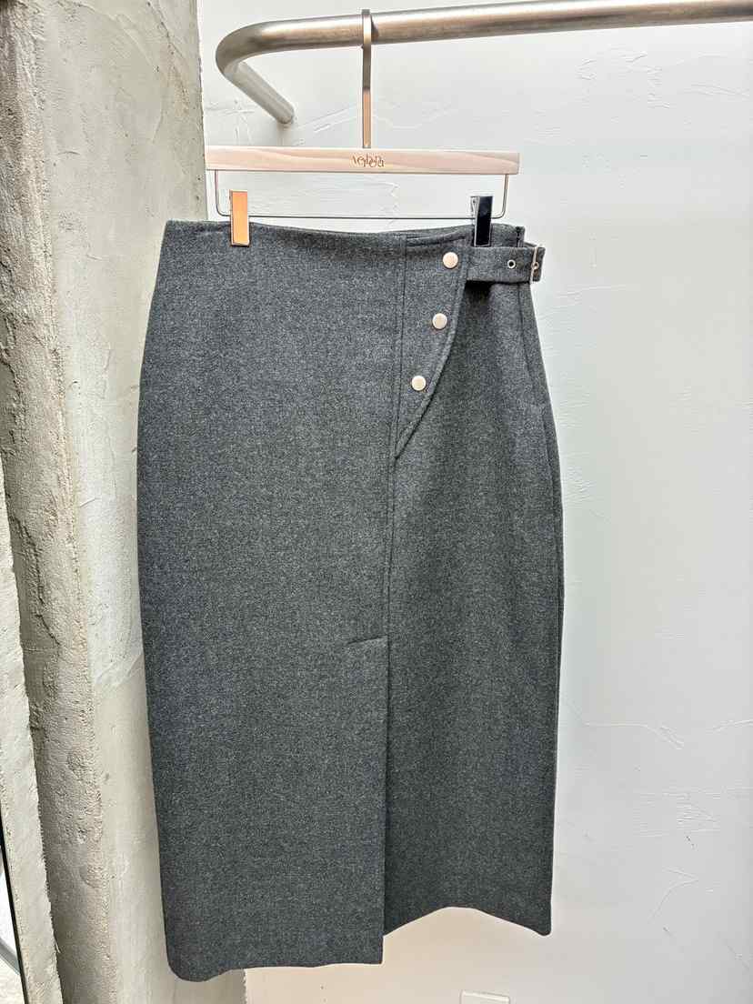 Verbena東大門㊣直郵女士新品人氣真品半身裙中短裙羊毛長款Verbena半身裙/中短裙
