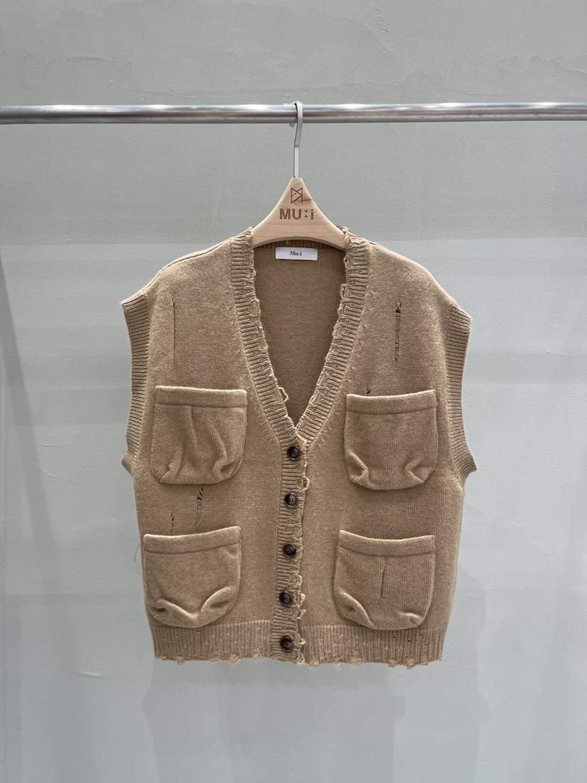THE MUI東大門㊣實拍女裝新款真品25秋冬休閑熱賣職業馬甲THE MUI馬甲