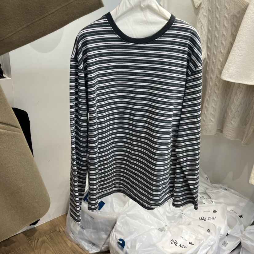 JINSIM韓國代購㊣女裝新款職業熱賣真品人氣推薦時尚長袖T恤JINSIM長袖T恤
