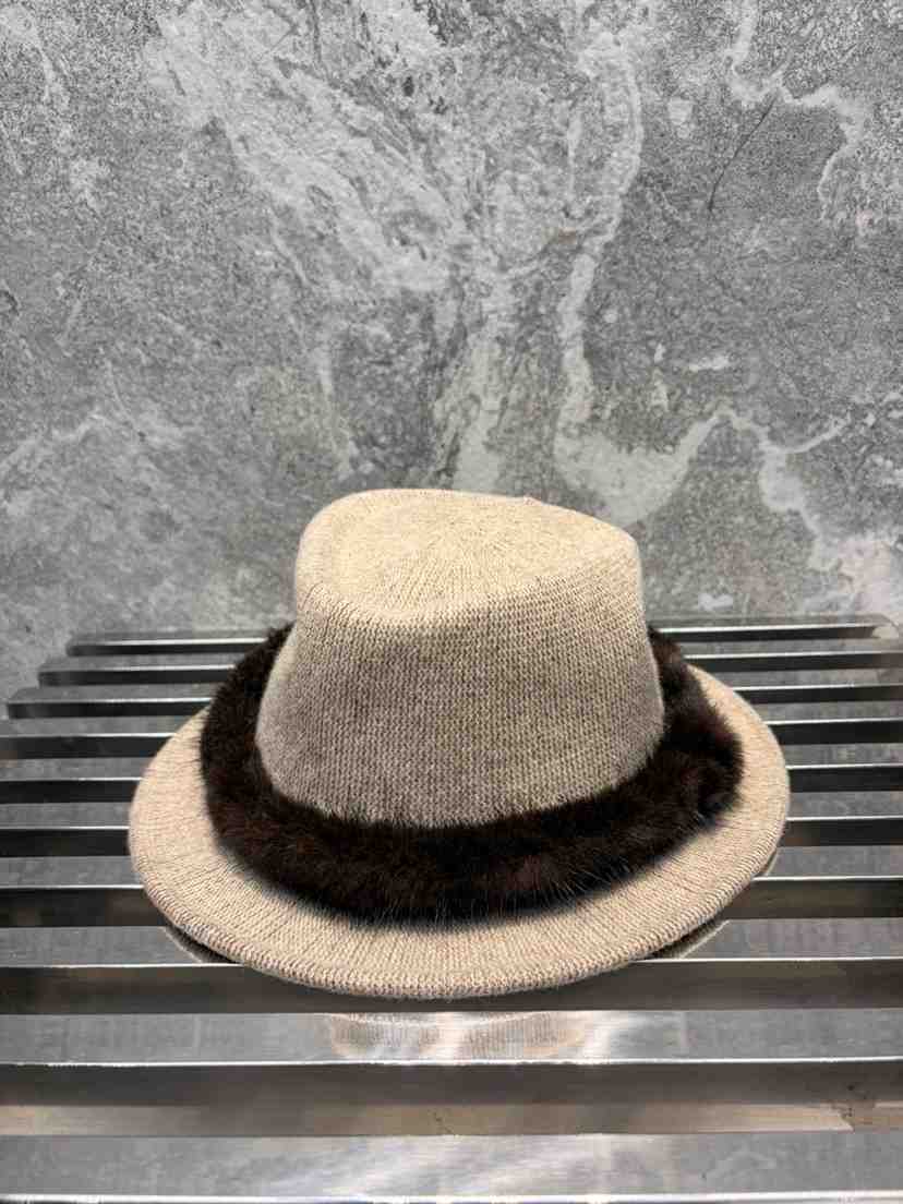 ROOKIE BUD韓國代購㊣女士新款推薦熱賣時尚職業休閑帽子貂皮ROOKIE BUD-L帽子