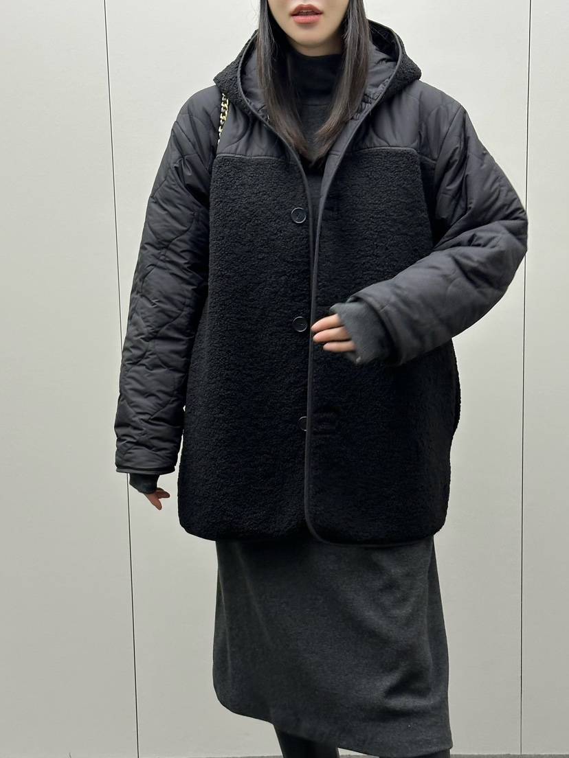 LE VASE韓國代購㊣女裝新款推薦人氣真品中長款大衣兩面可穿LE VASE中長款大衣