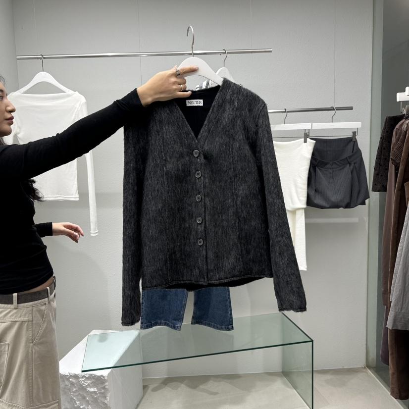 NEUTER東大門㊣代購女裝新品熱賣人氣休閑真品時尚夾克馬海毛NEUTER夾克
