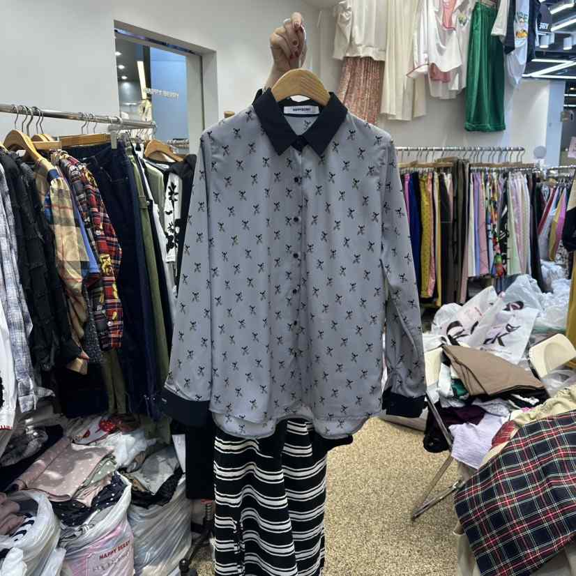 HAPPYBERRY東大門㊣實拍女裝新品休閑時尚職業真品襯衫蕾絲衫HAPPYBERRY襯衫/蕾絲衫
