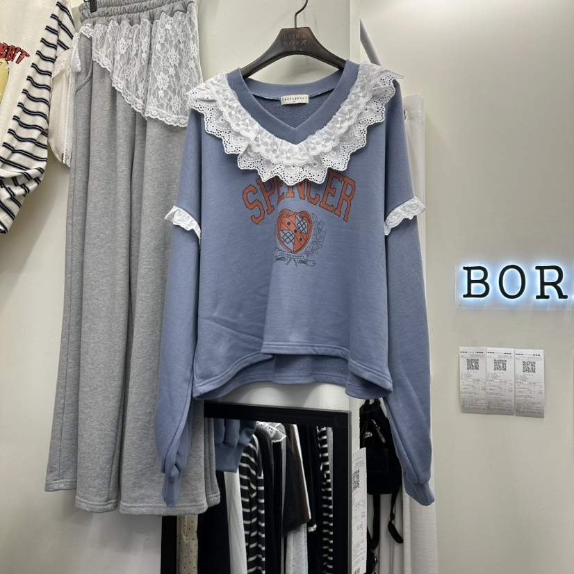 BORA BORA東大門㊣代購女裝新品人氣職業真品25秋冬休閑衛衣BORA BORA衛衣