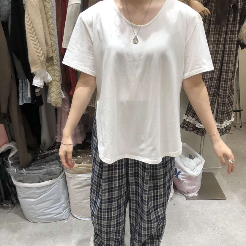 BY FLOW韓國直郵㊣女裝新品職業推薦真品人氣25秋冬休閑T恤BY FLOWT恤