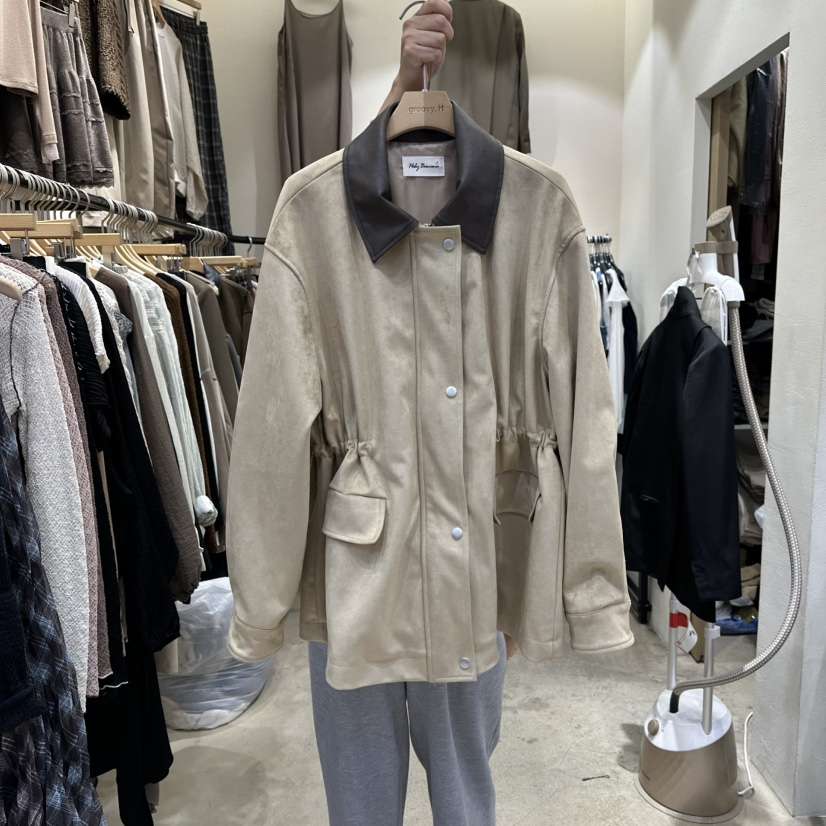 HOLYBANANA東大門㊣代購女裝新品休閑職業推薦熱賣人氣夾克groovy.H/HOLYBANANA夾克