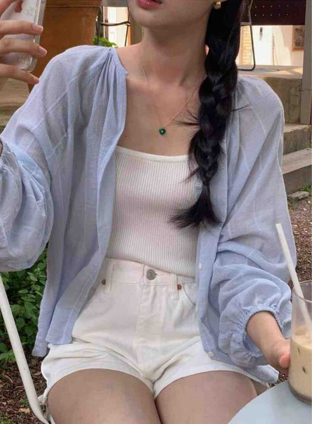 COME HERE東大門㊣實拍女裝新品真品人氣25秋冬襯衫蕾絲衫COME HERE襯衫/蕾絲衫