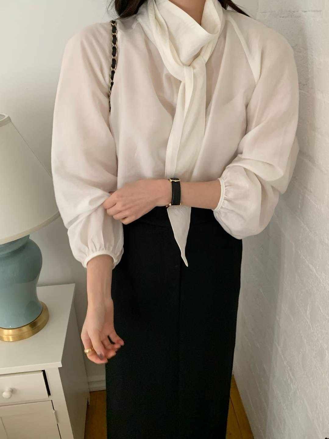 COME HERE韓國直郵㊣女士新款25秋冬休閑熱賣推薦襯衫蕾絲衫COME HERE襯衫/蕾絲衫