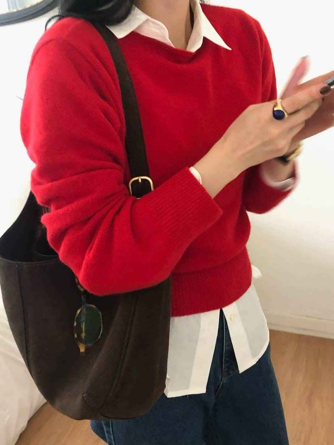 COME HERE東大門㊣代購女裝新款職業真品針織衫不含內搭船領COME HERE針織衫