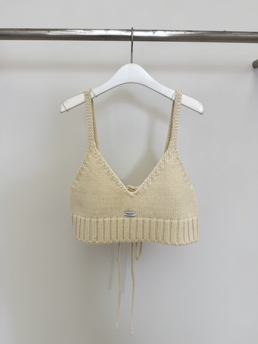 SOMETHING-L/FANCY東大門㊣代購女裝新品休閑25秋冬吊帶背心SOMETHING-L/FANCY吊帶/背心