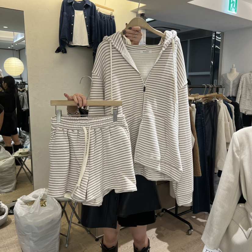 W AND J東大門㊣代購女士新品25秋冬職業時尚熱賣套裝加絨W AND J套裝