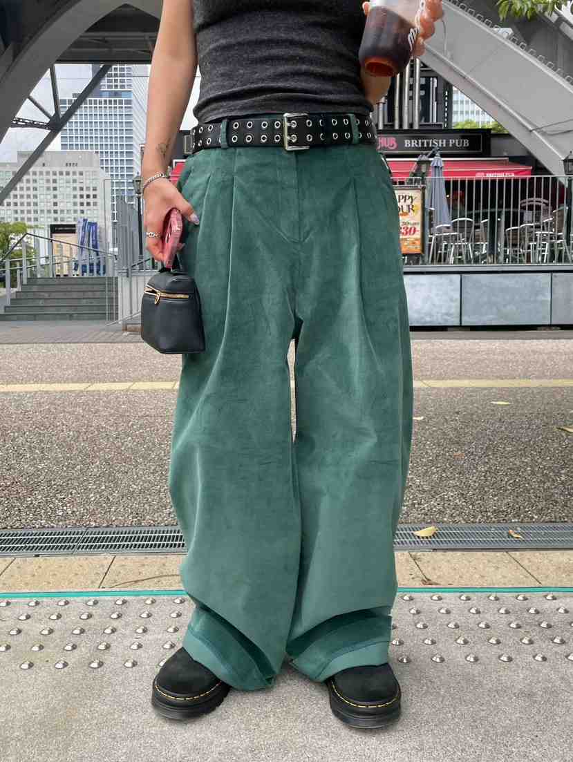 BYRING東大門㊣實拍女裝新款人氣熱賣時尚推薦職業休閑褲喇叭BYRING休閑褲