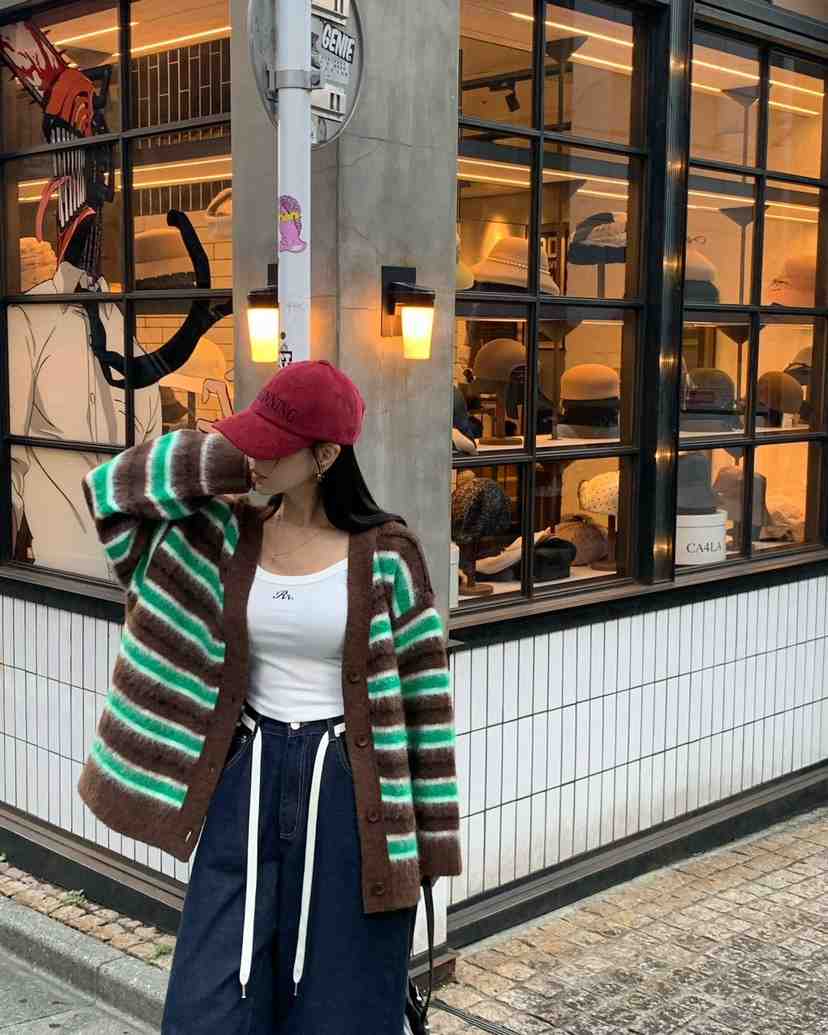 REVE CITE-L東大門㊣代購女裝新品職業推薦時尚針織衫開衫REVE CITE針織衫