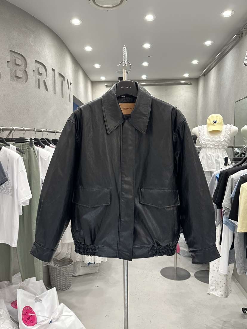 CELEBRITY-A東大門㊣直郵女士新品真品人氣25秋冬皮衣皮革CELEBRITY-A皮衣