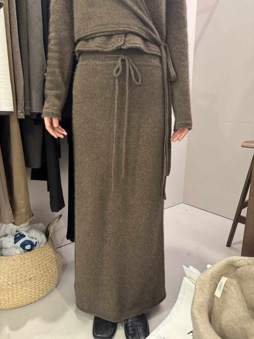 LEGACY東大門㊣代購女士新品25秋冬時尚人氣推薦休閑長裙浣熊LEGACY長裙