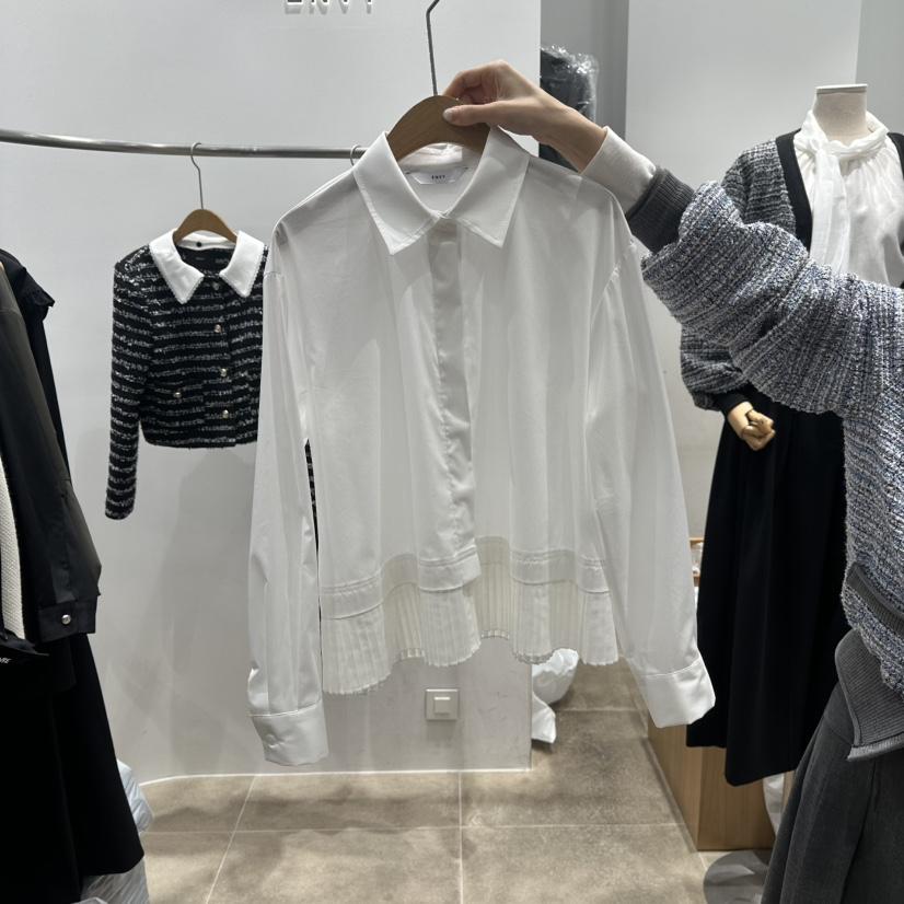 ENVY東大門㊣直郵女裝新品職業25秋冬熱賣推薦真品襯衫蕾絲衫ENVY襯衫/蕾絲衫
