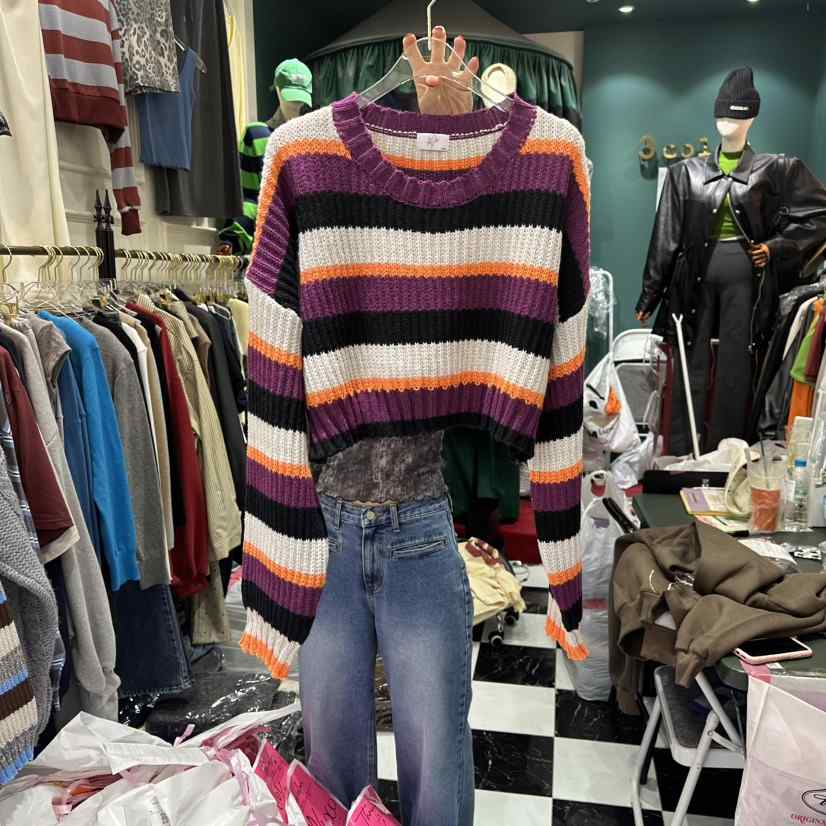 3COLOR韓國代購㊣女士新品職業毛衣Three color毛衣