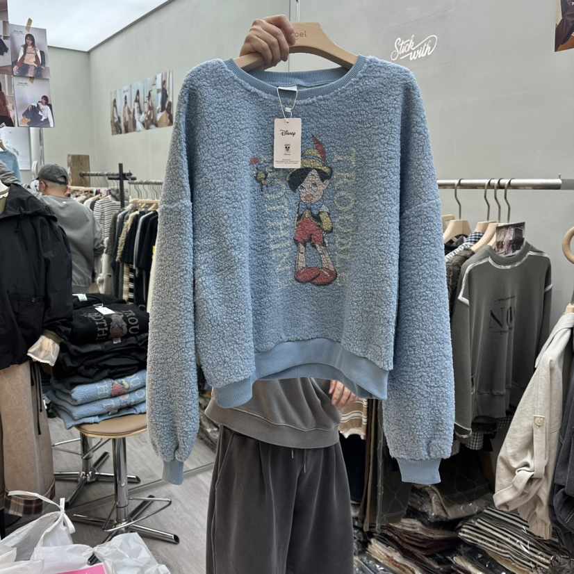 STICK WITH東大門㊣代購女裝新款真品人氣時尚推薦職業衛衣STICK WITH衛衣