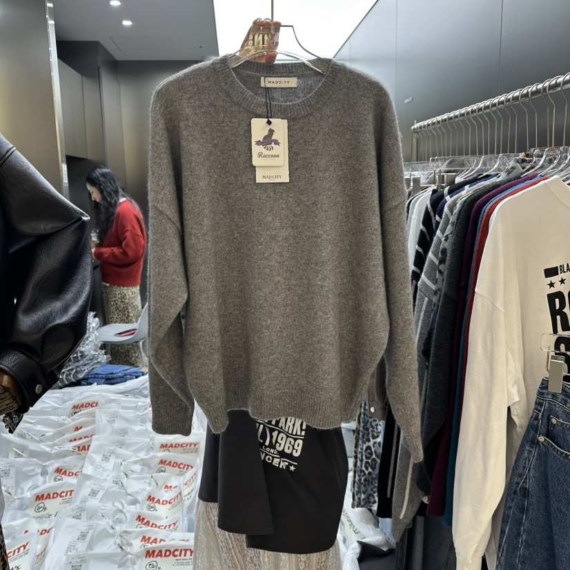 MADCITY韓國直郵㊣女裝新款時尚25秋冬熱賣人氣職業休閑毛衣MADCITY毛衣