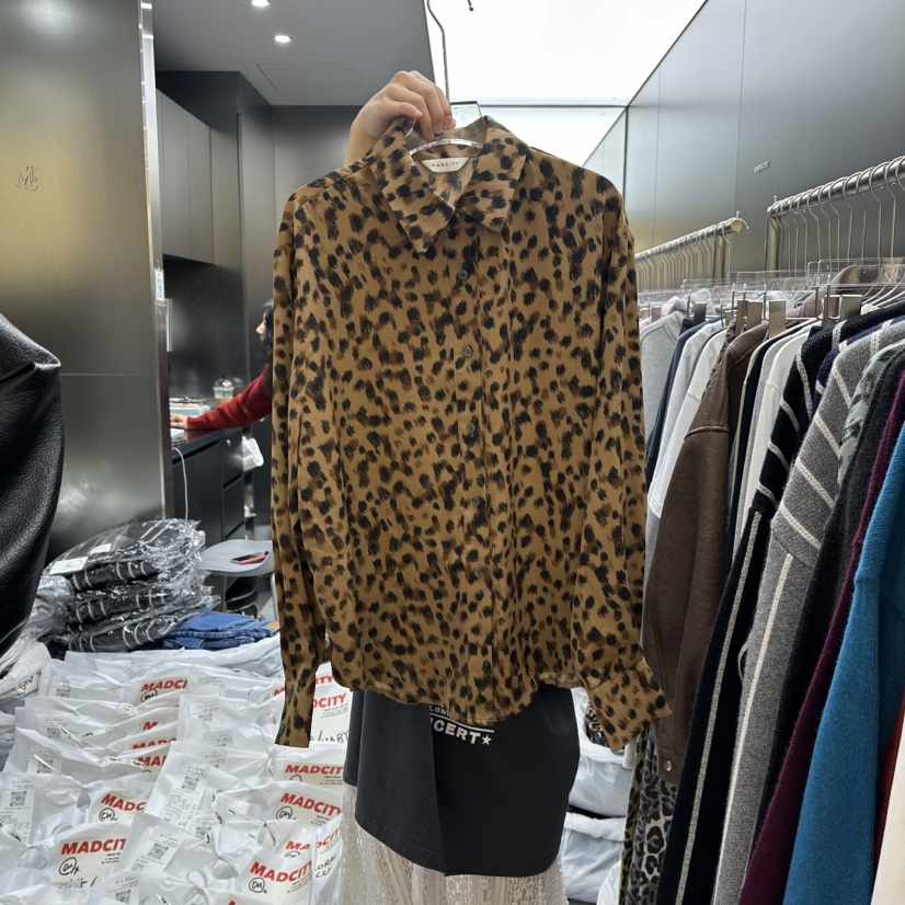 MADCITY韓國代購㊣女裝新品休閑推薦時尚真品熱賣襯衫蕾絲衫MADCITY襯衫/蕾絲衫