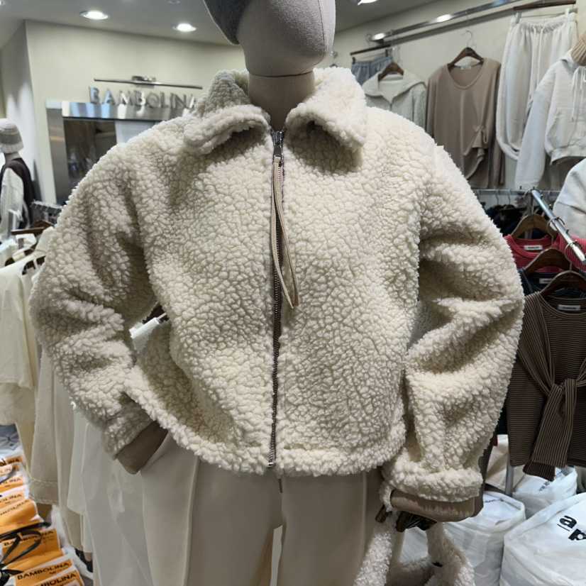 BAMBOLINA韓國直郵㊣女士新品25秋冬熱賣時尚休閑推薦真品夾克BAMBOLINA夾克