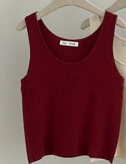 FLAT WHITE東大門㊣代購女士新品職業熱賣休閑推薦吊帶背心FLAT WHITE吊帶/背心