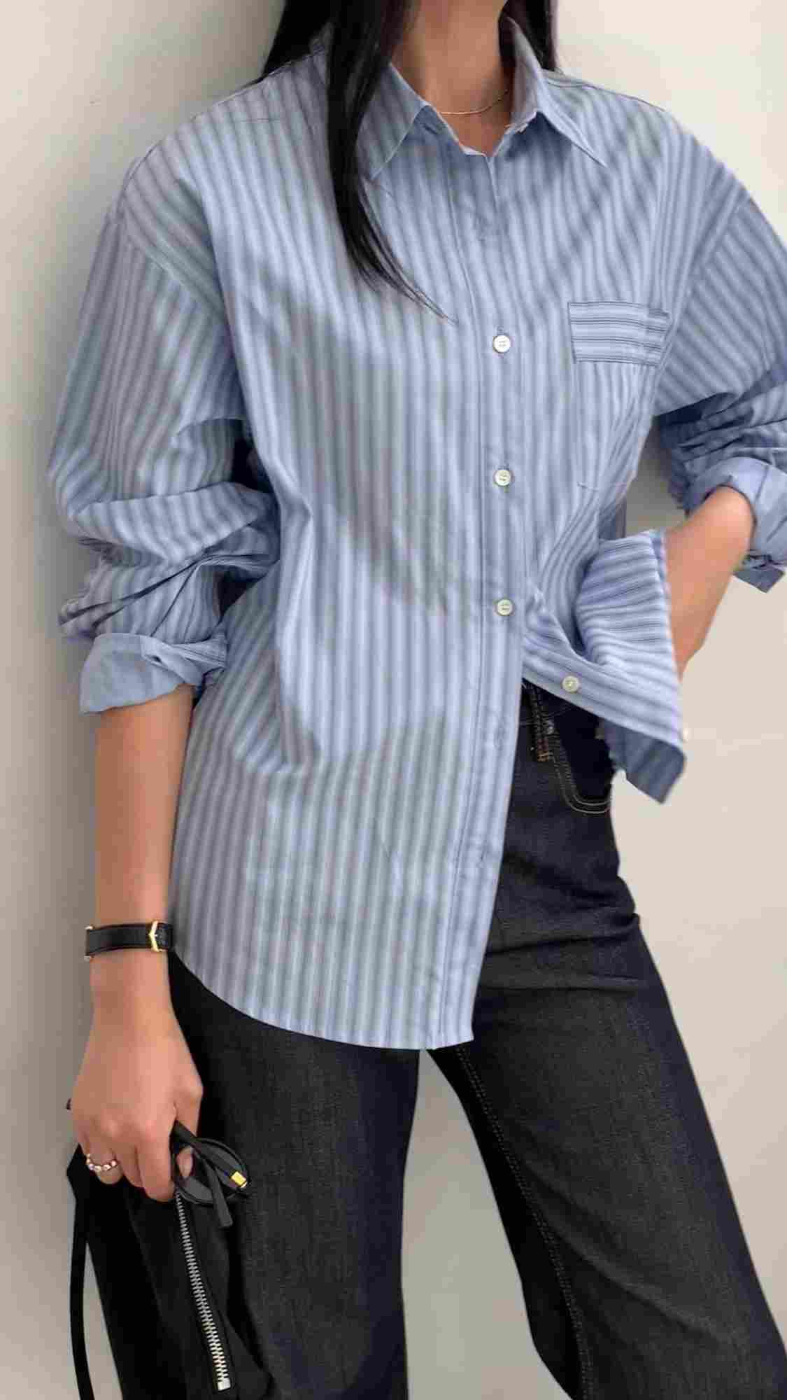 FLAT WHITE韓國代購㊣女士新品推薦熱賣職業25秋冬襯衫蕾絲衫FLAT WHITE襯衫/蕾絲衫