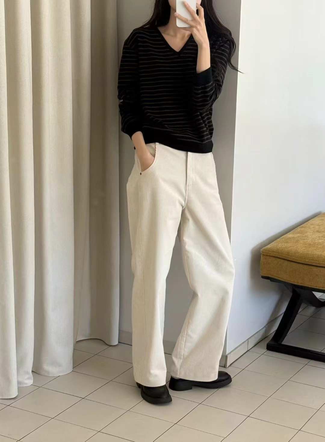 AMYGRACE東大門㊣直郵女士新款熱賣真品人氣時尚休閑休閑褲AMYGRACE休閑褲