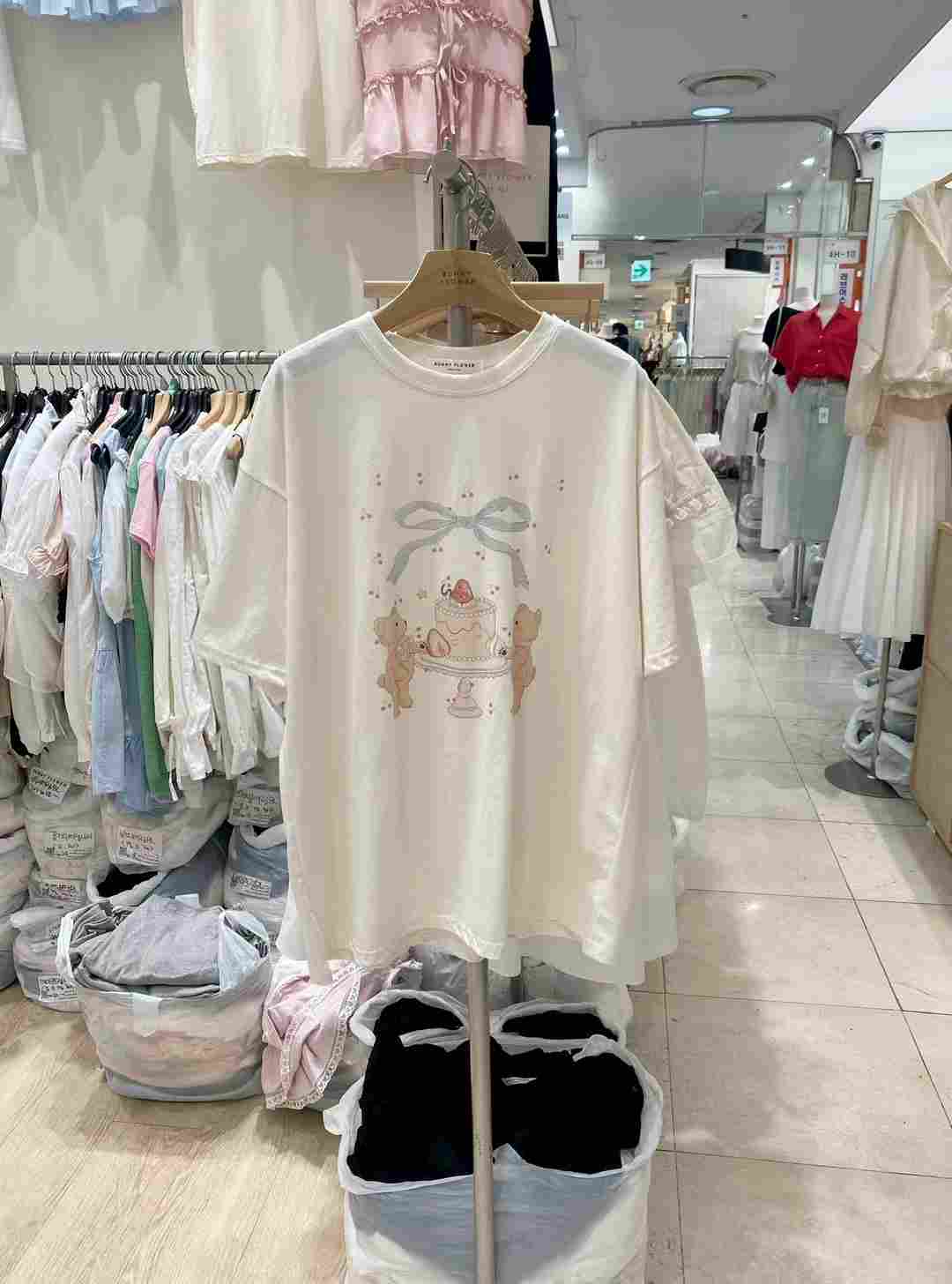 BUNNYFLOWER2韓國直郵㊣女裝新款25秋冬職業時尚熱賣推薦T恤BUNNYFLOWER2T恤