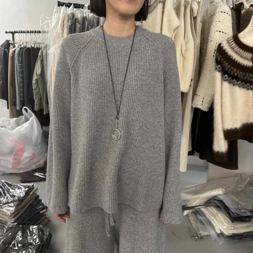 DOUBLE STANDARD/LE SMOKING/MAISONSTAFF東大門㊣實拍女士新品熱賣針織衫不含配飾棉絨MAISONSTAFF針織衫