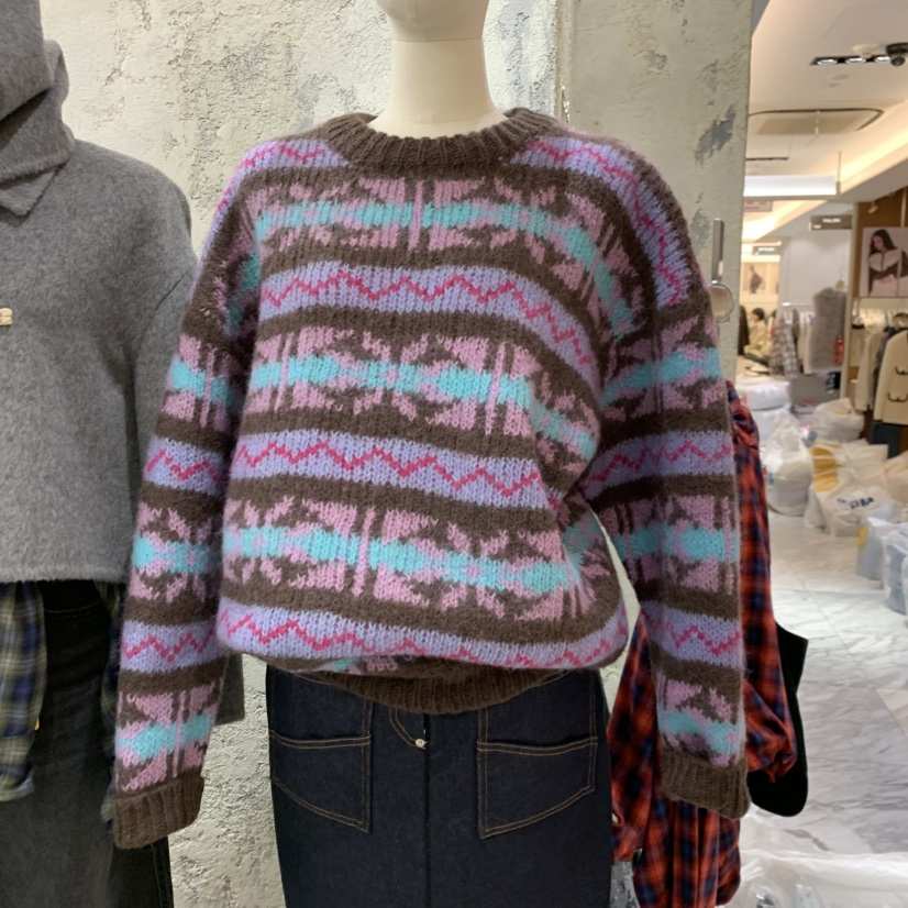 SOLD OUT東大門㊣代購女裝新款25秋冬推薦真品時尚毛衣羊毛SOLD OUT毛衣